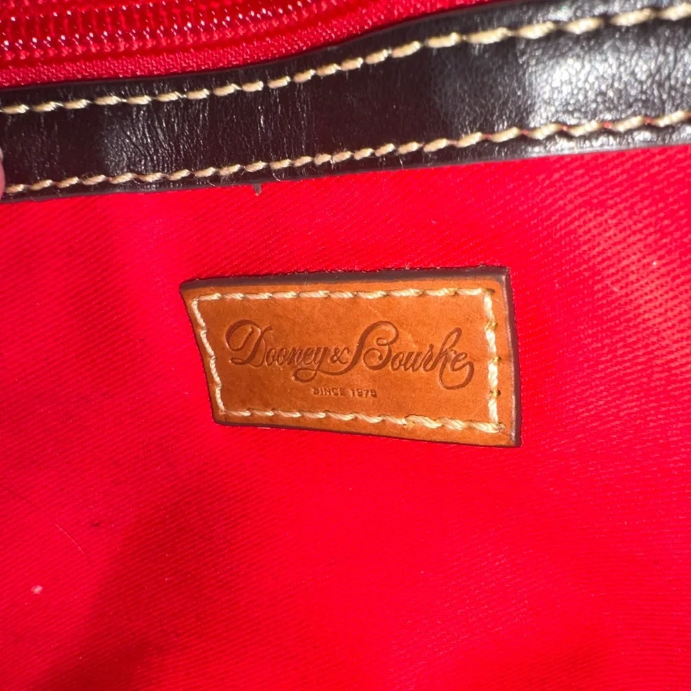 Dooney & Bourke Black Leather Shoulder Bag - Picture 7 of 7